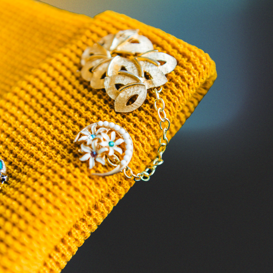 brooch beanies