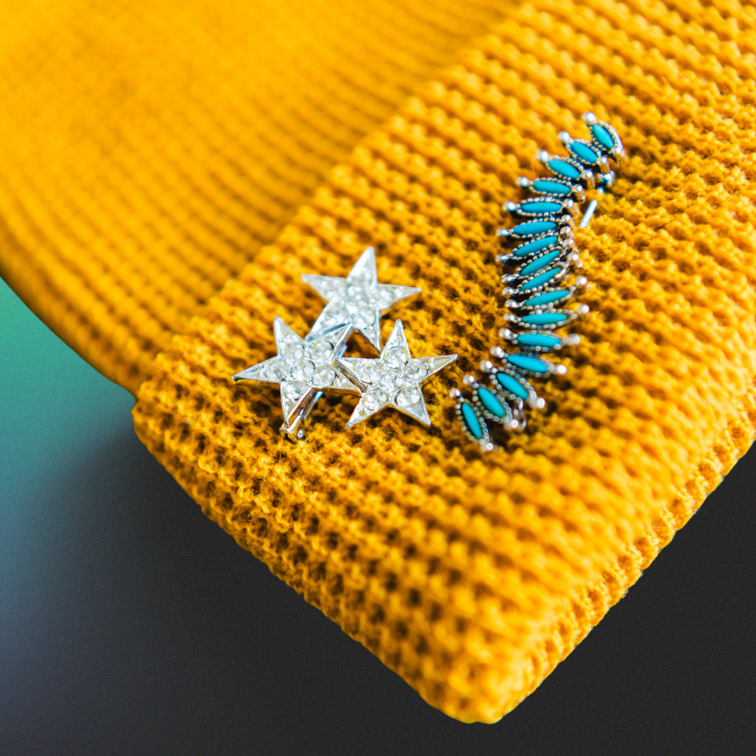 brooch beanies