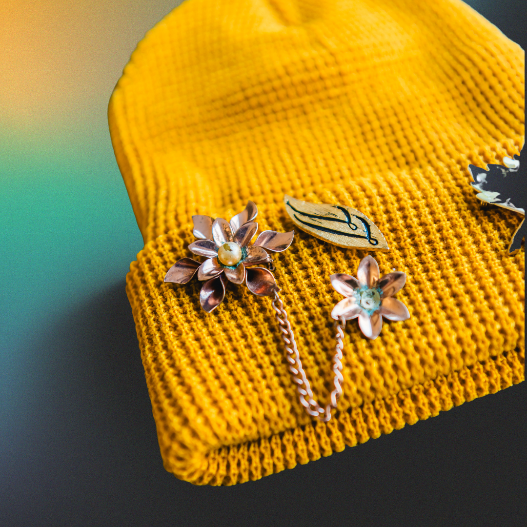 brooch beanies