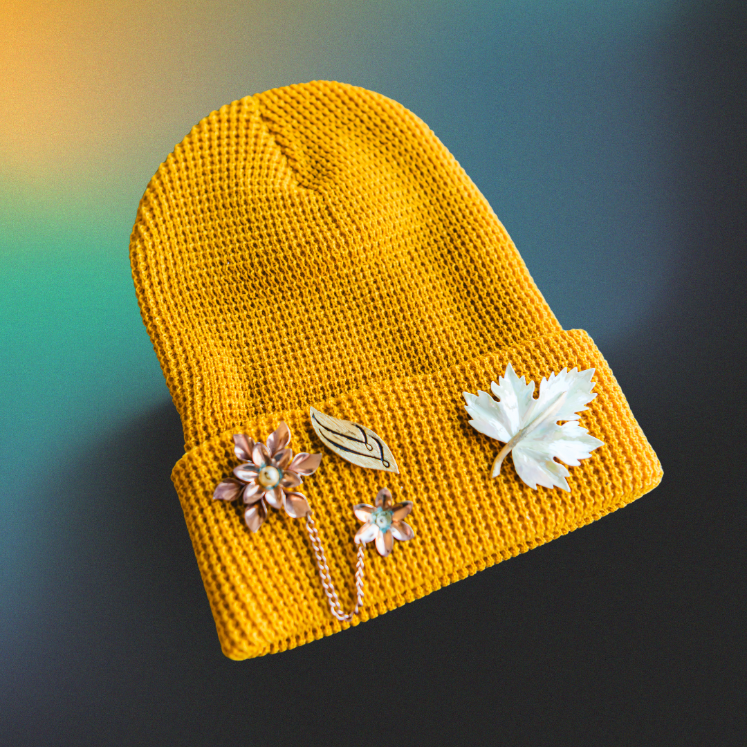 brooch beanies