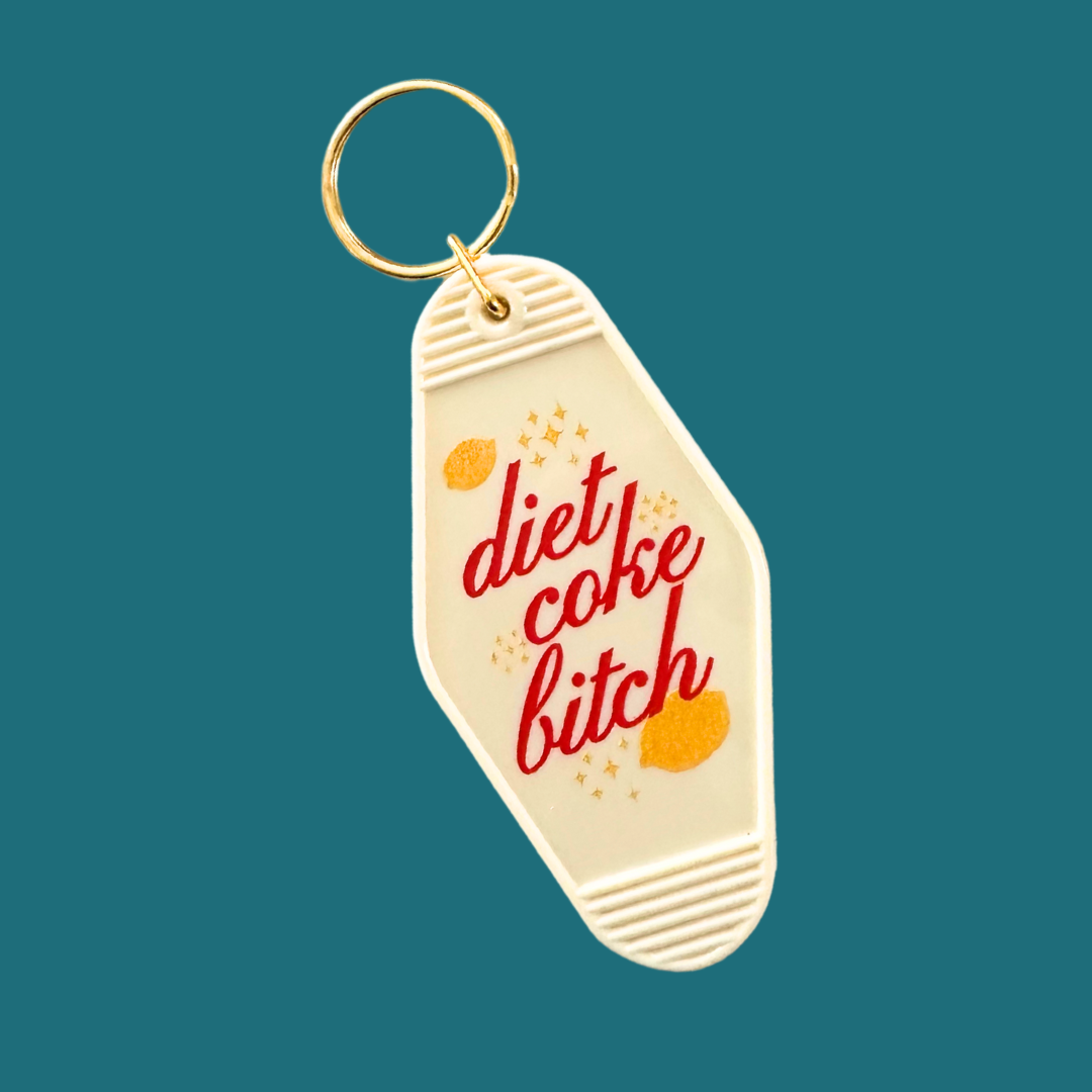 diet coke bitch keychain