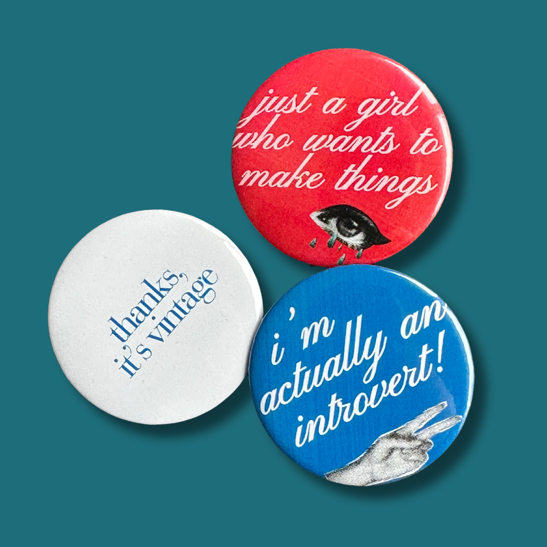 neurospicy girlie pins