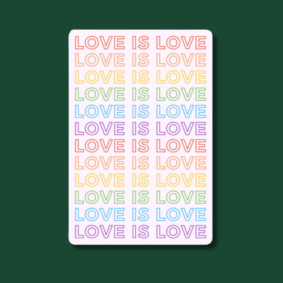 love is love sticker