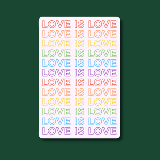 love is love sticker