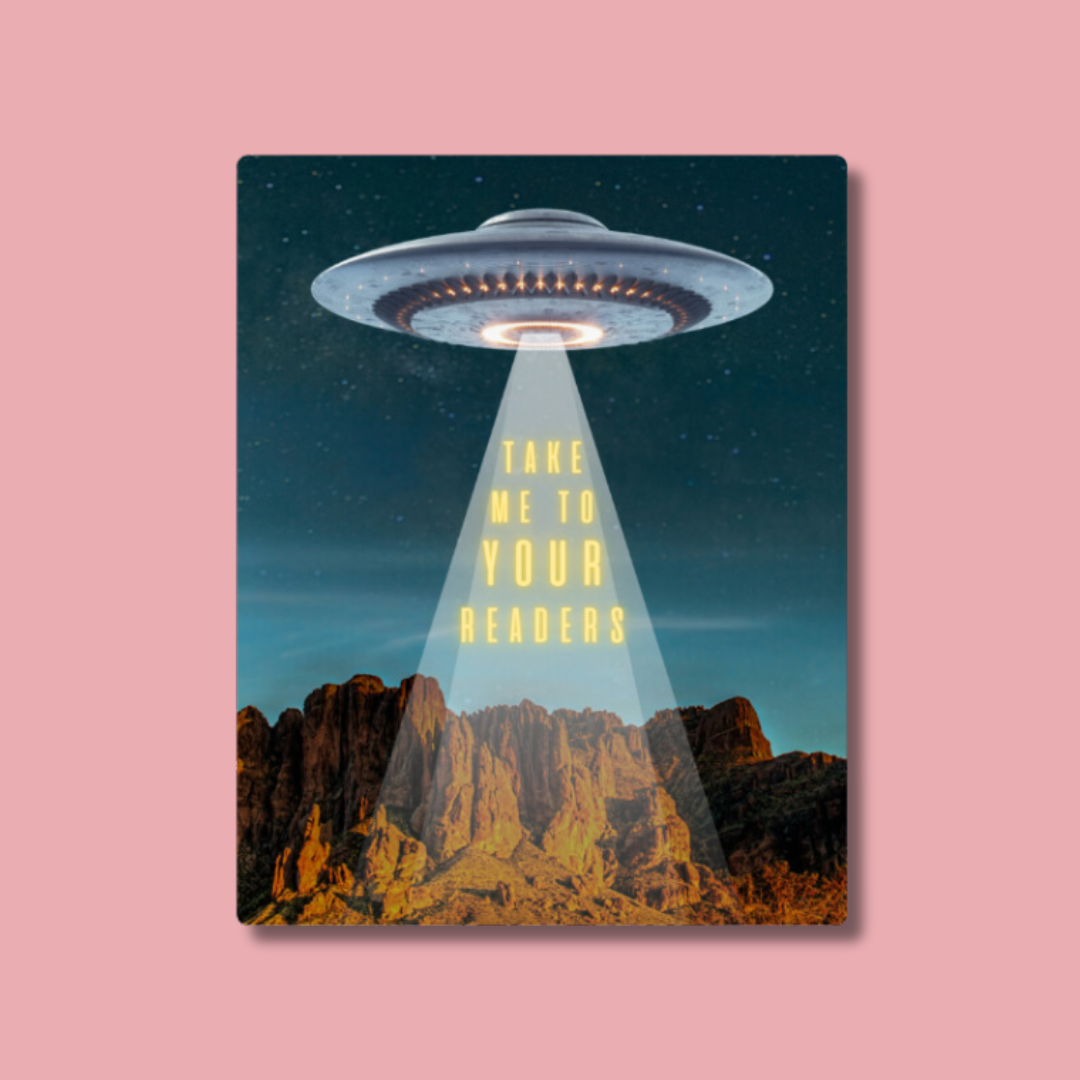 take me to your readers sticker