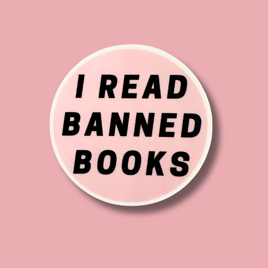 i read banned books sticker