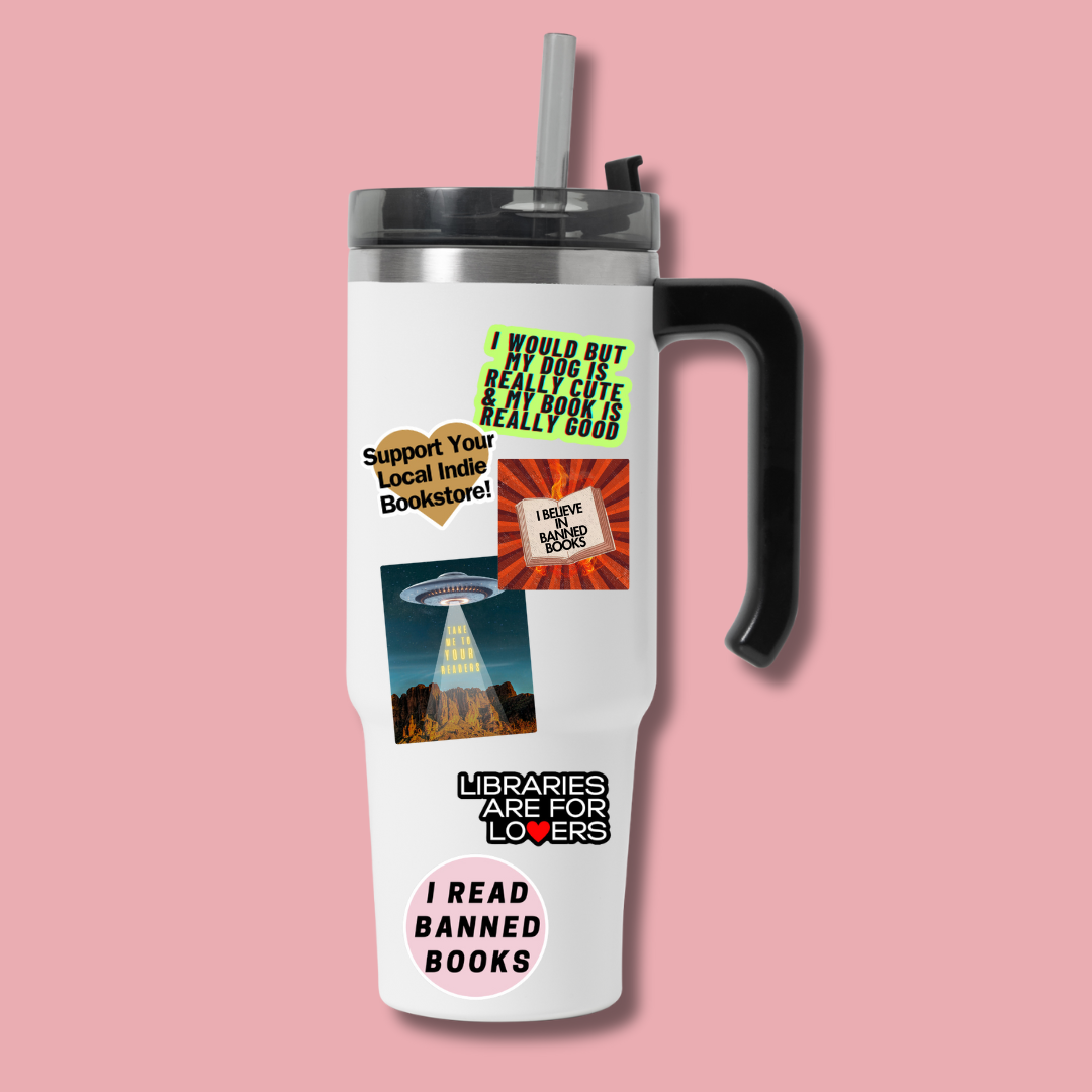 take me to your readers sticker