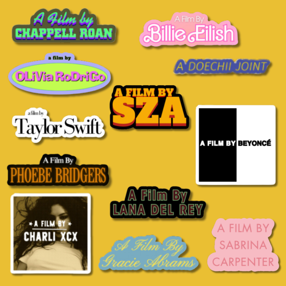 pop girlies as directors mini stickers