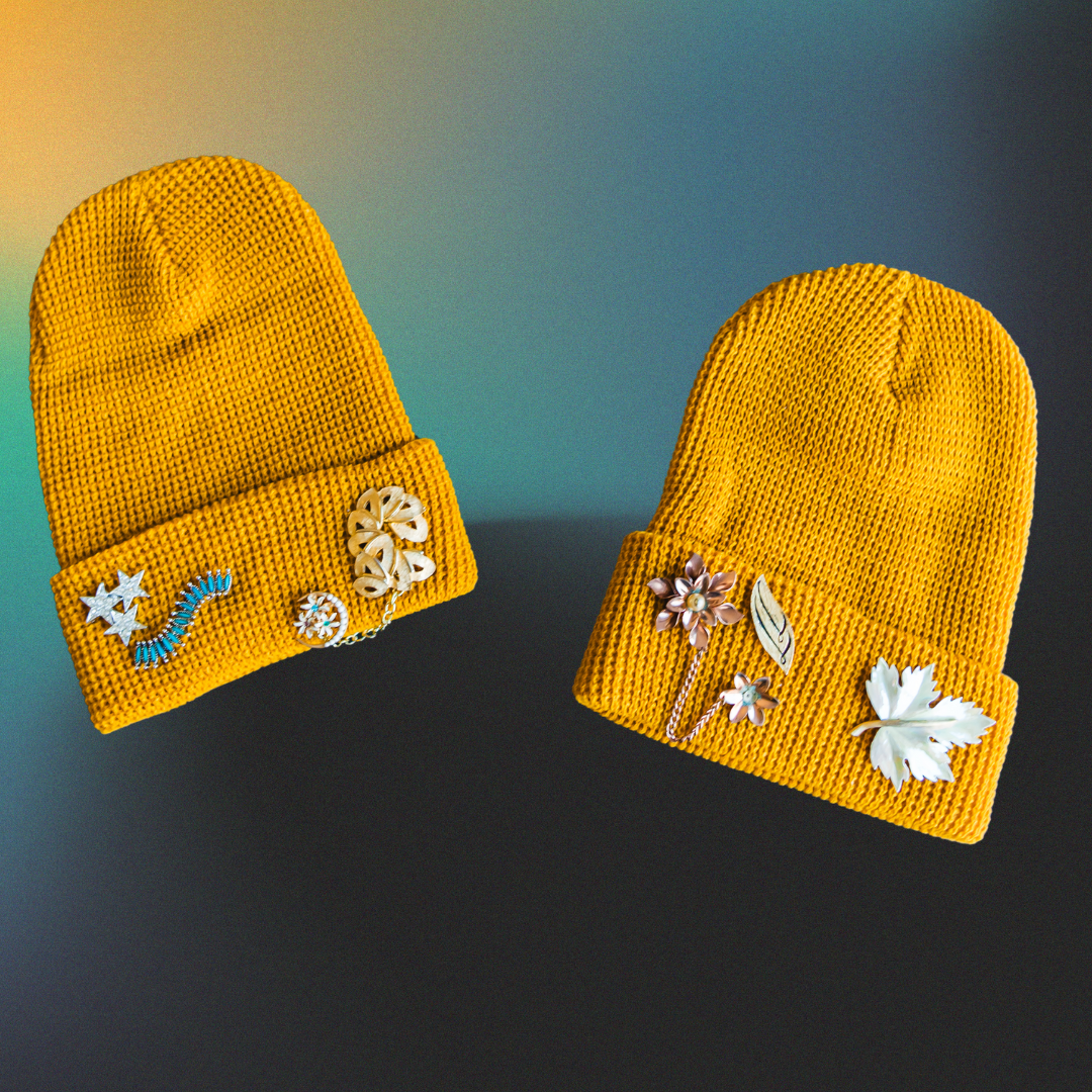 brooch beanies