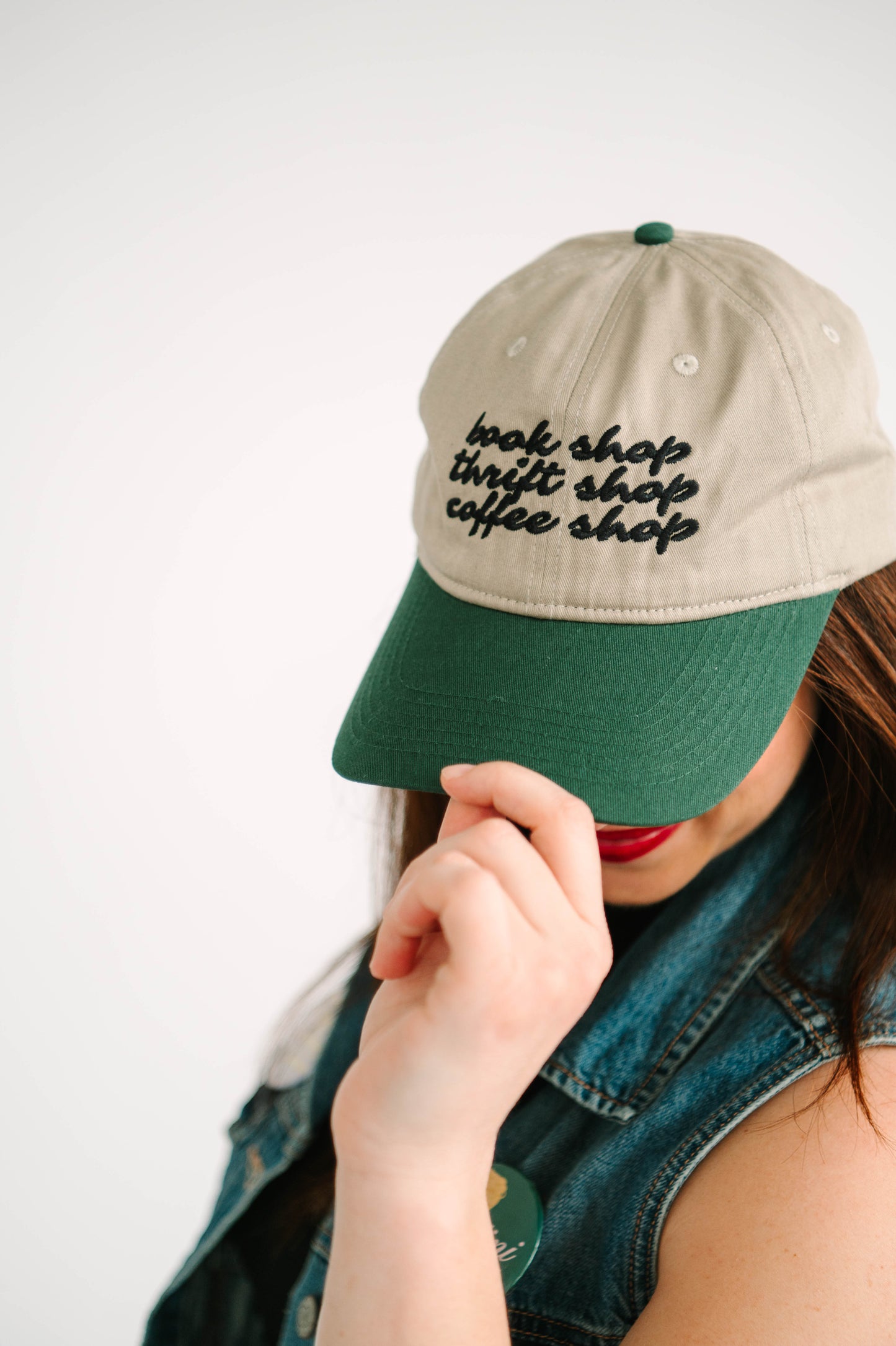 book shop // thrift shop // coffee shop dad hat