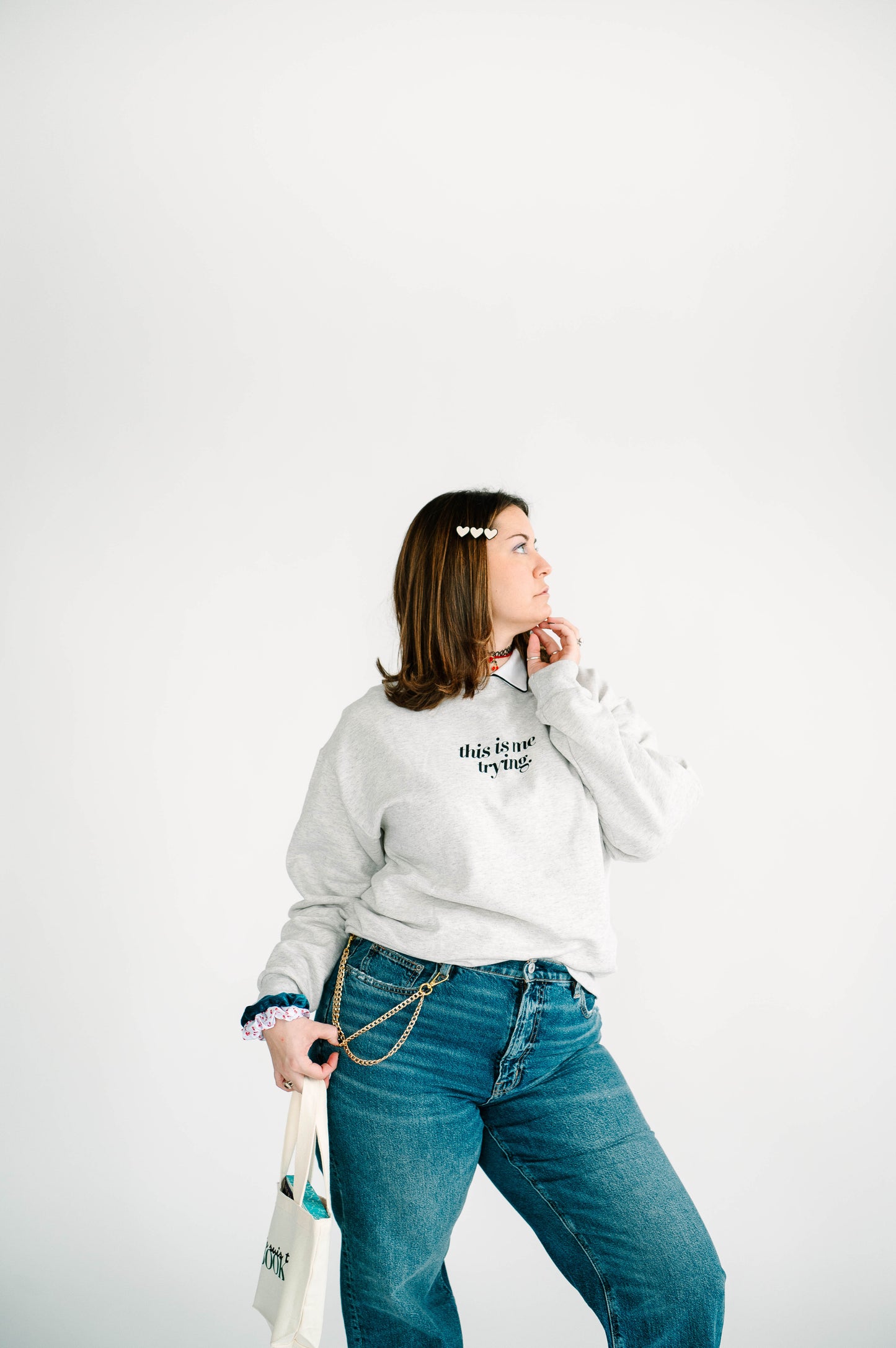 this is me trying crewneck