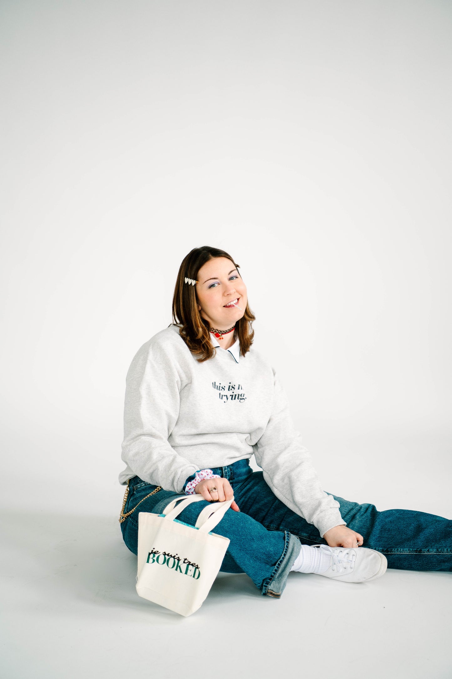 this is me trying crewneck