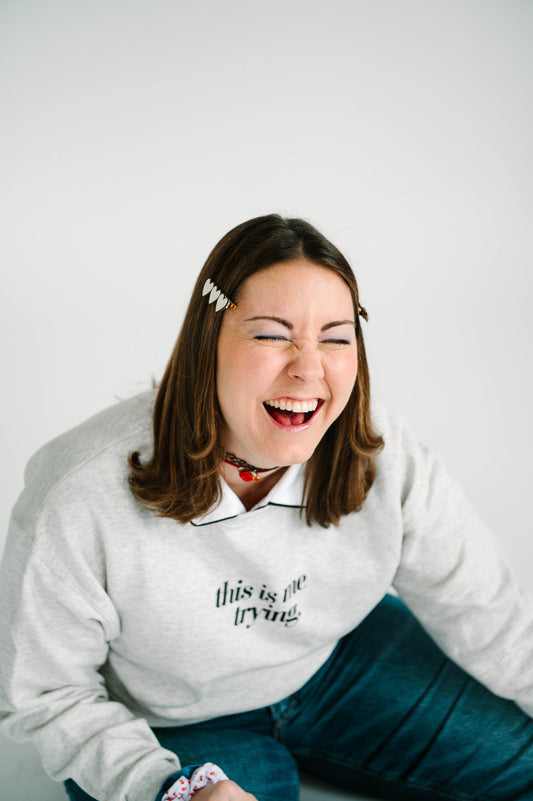 this is me trying crewneck