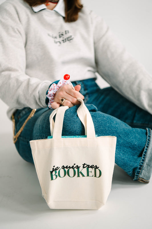je suis tres booked mini book-perfect tote