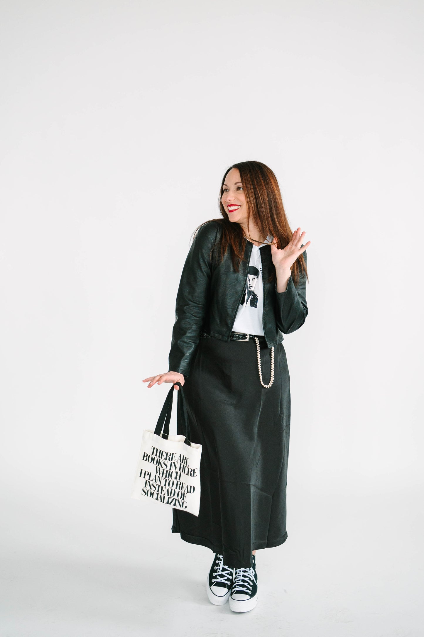 there are books in here book-perfect mini tote