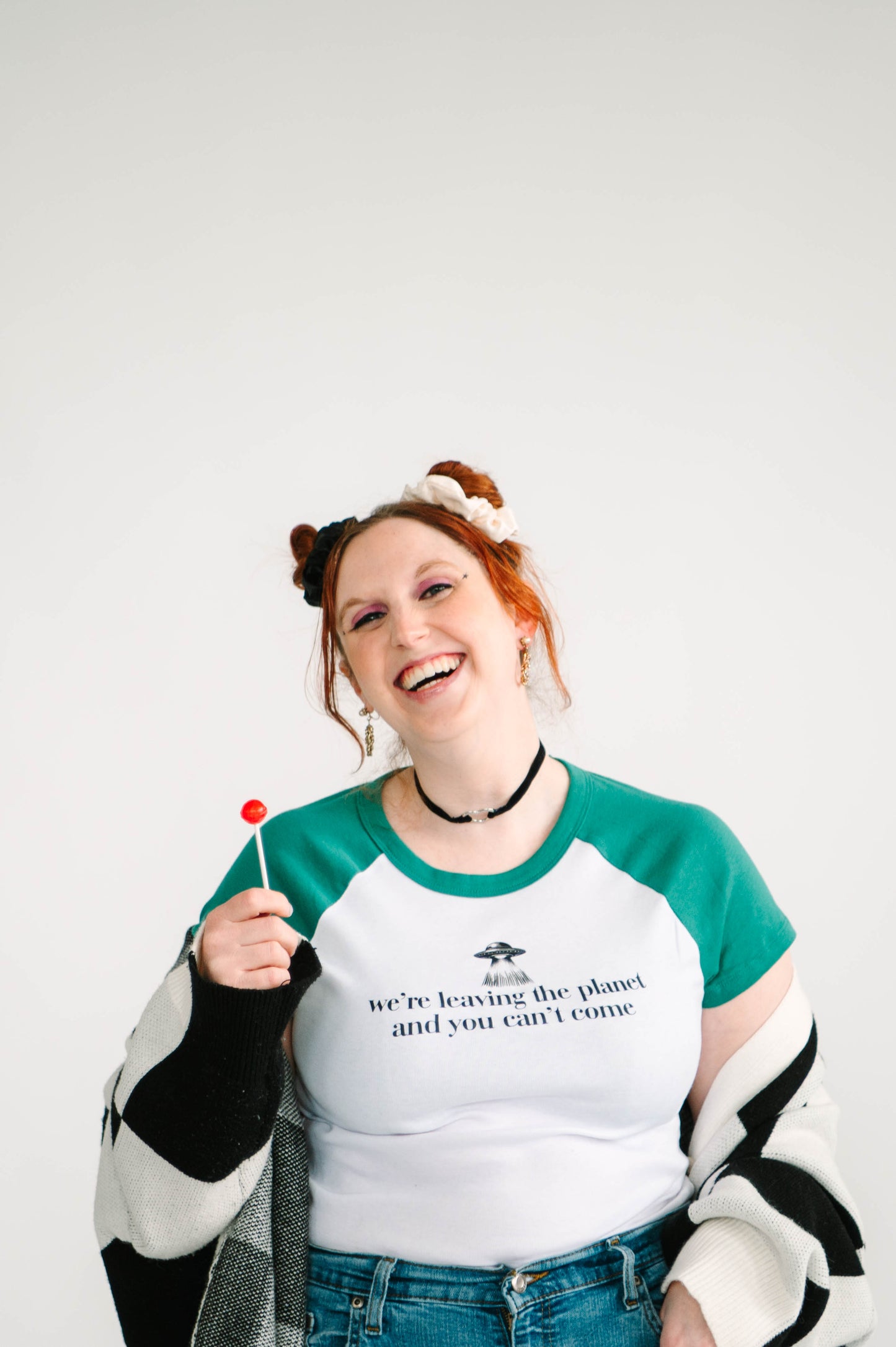 leaving the planet babydoll tee