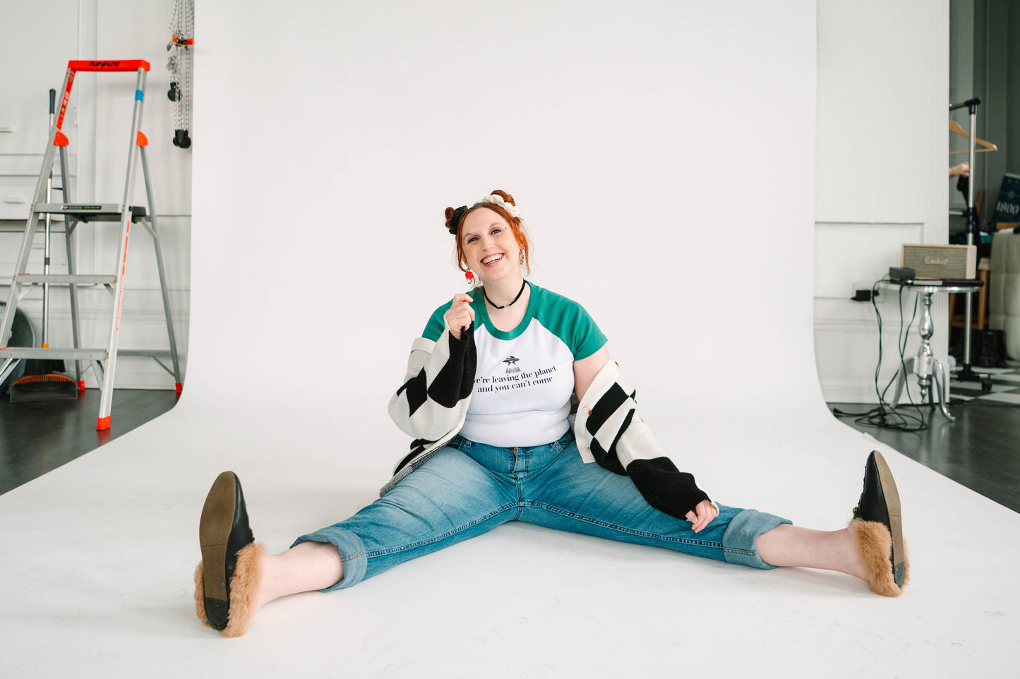 leaving the planet babydoll tee