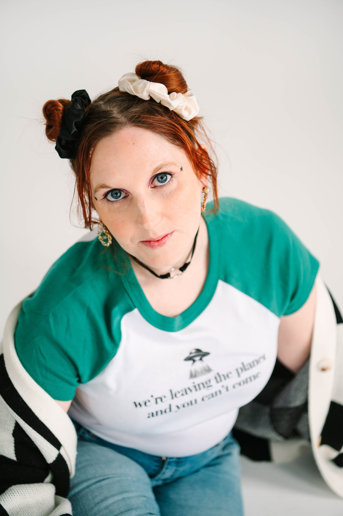 leaving the planet babydoll tee