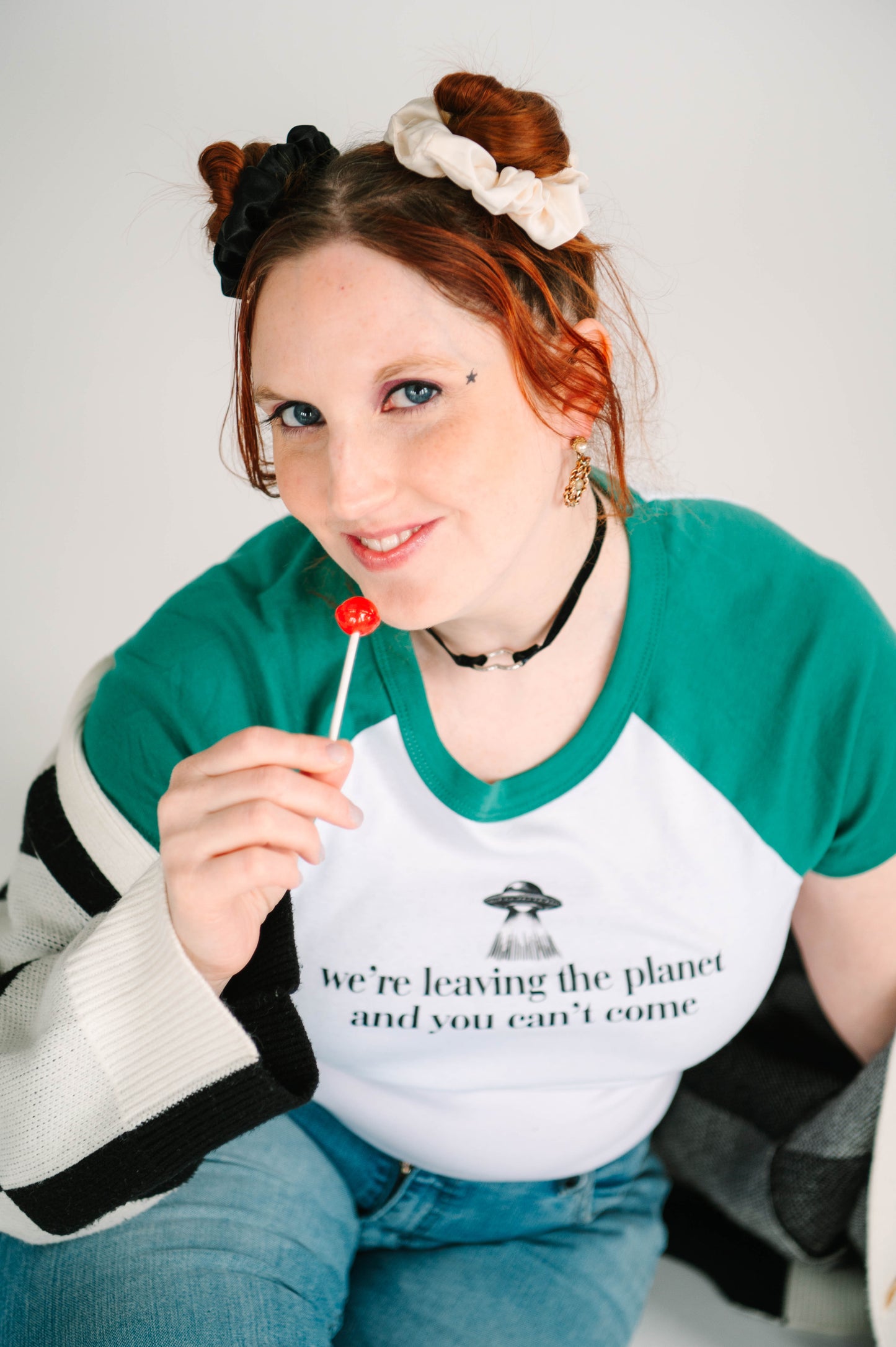 leaving the planet babydoll tee