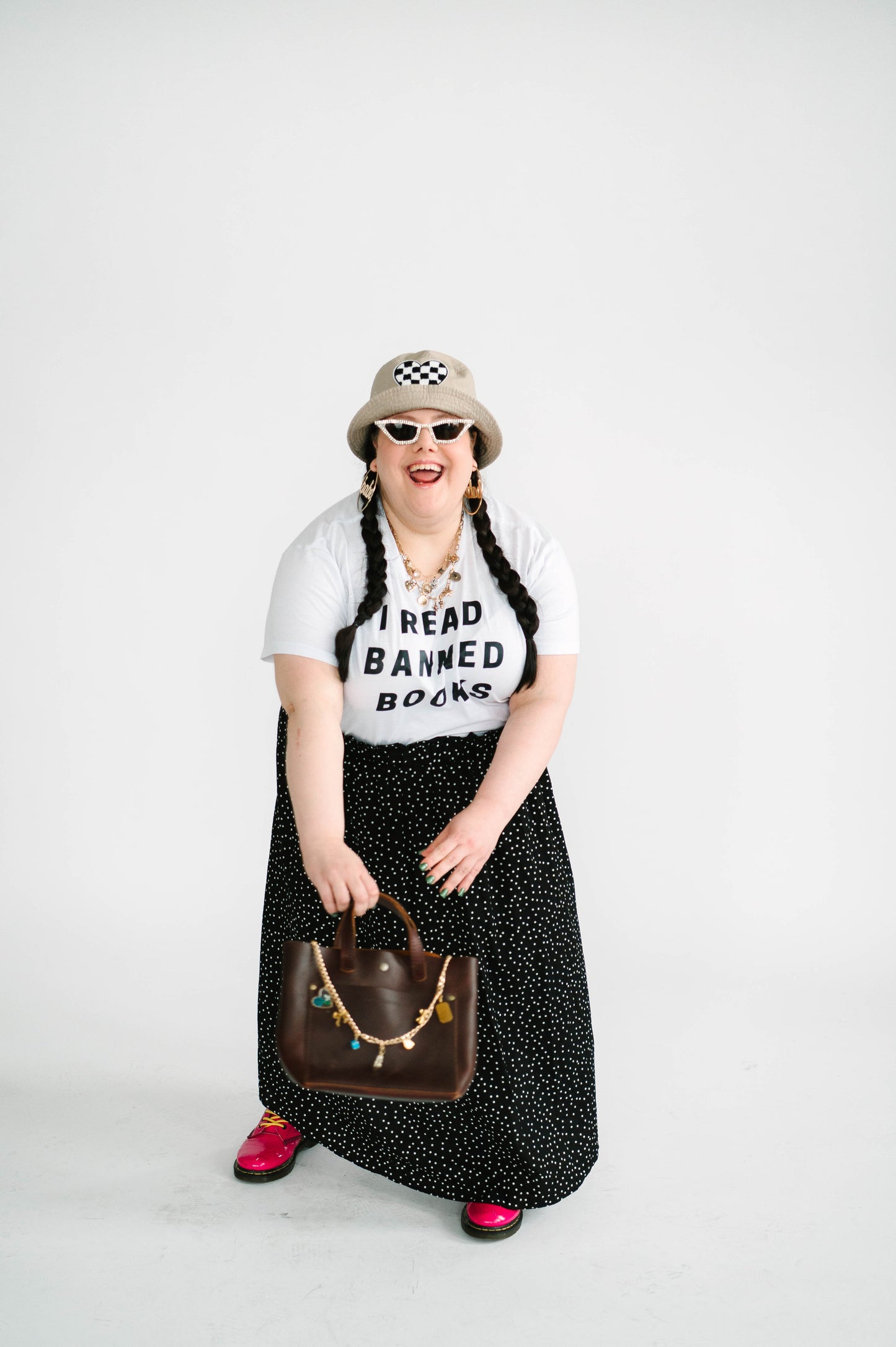 i read banned books cropped tee