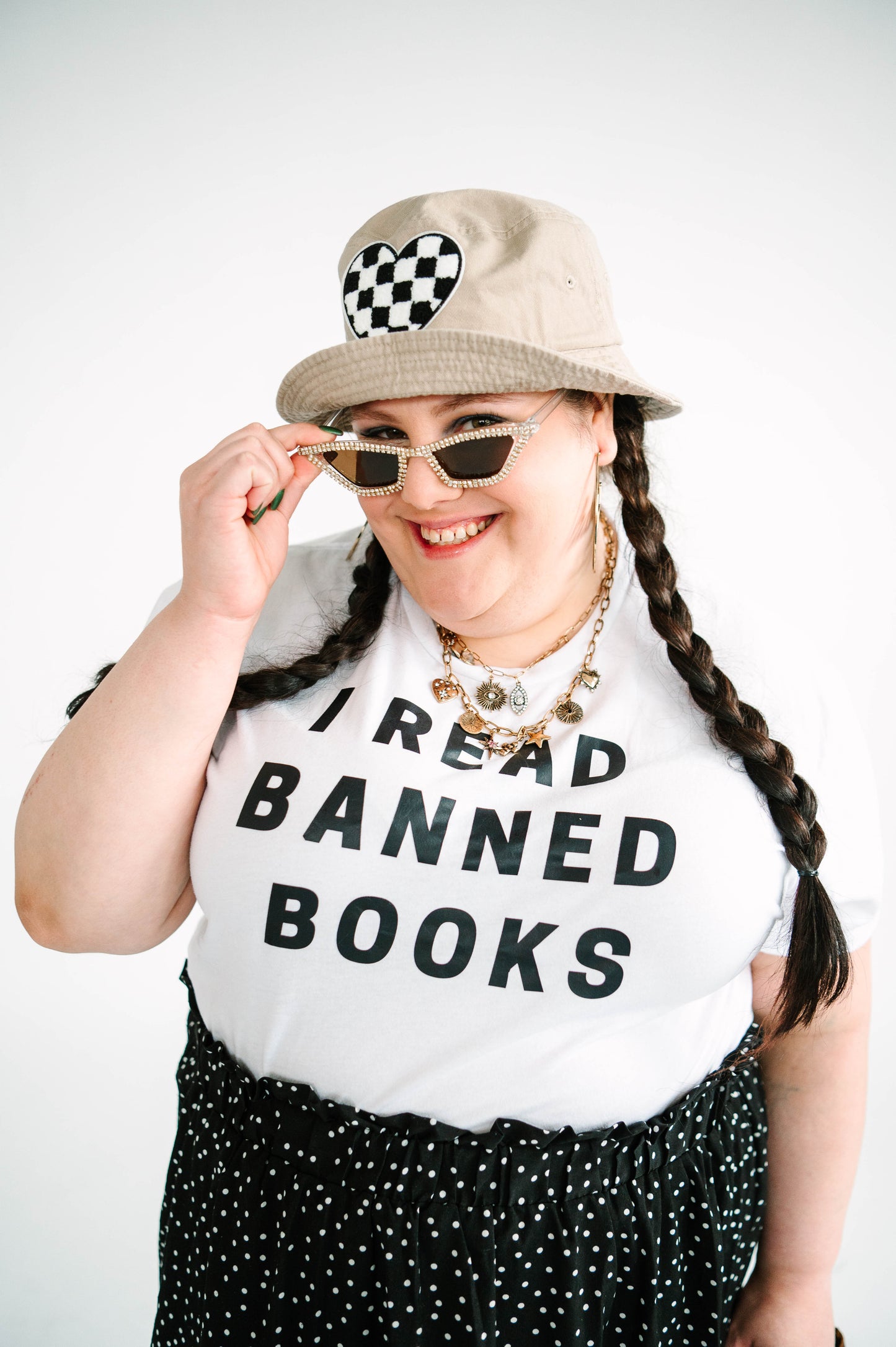 i read banned books cropped tee