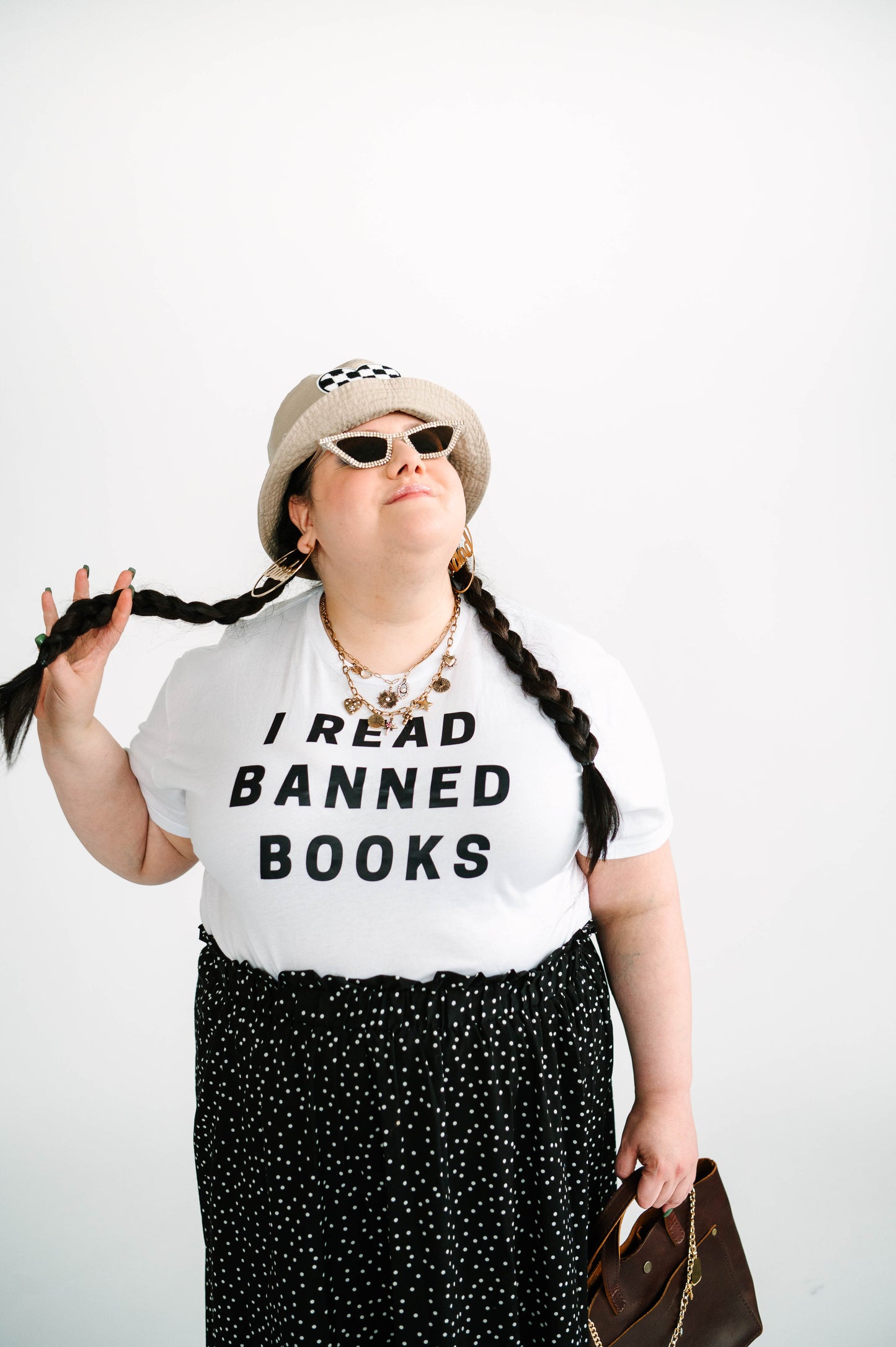 i read banned books cropped tee