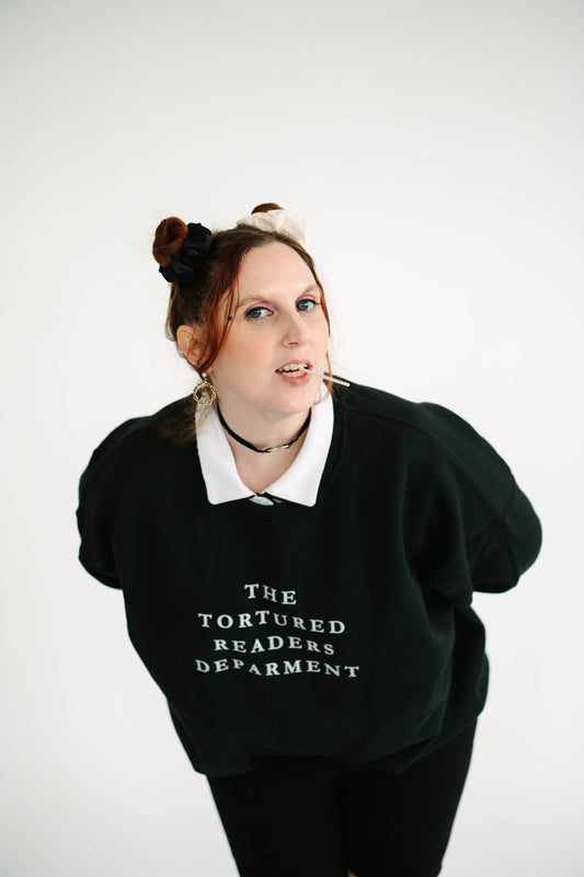 tortured readers department crewneck