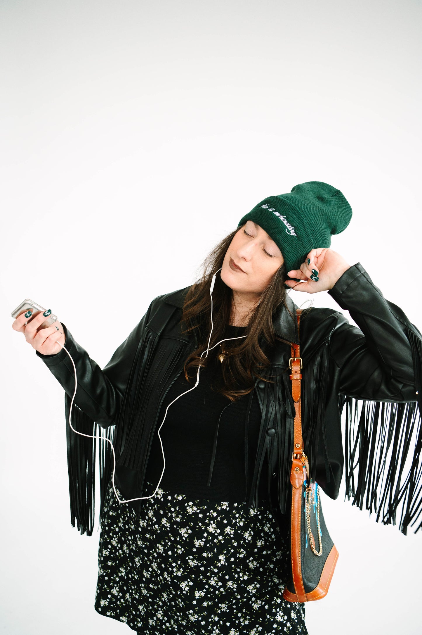 this is exhausting beanie