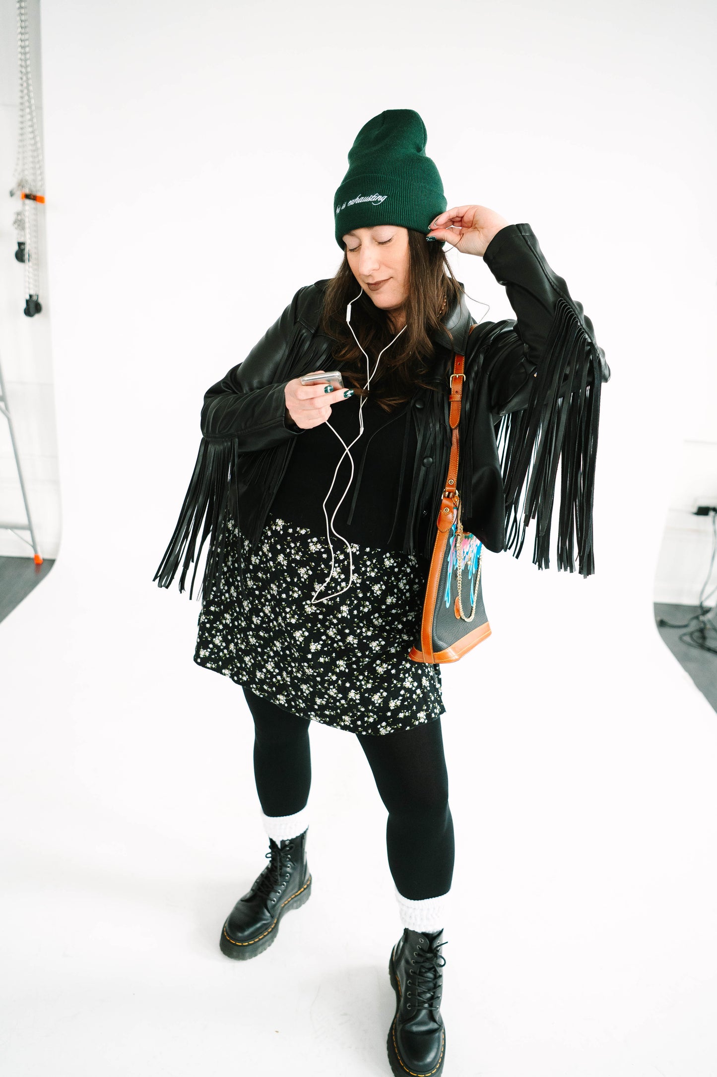 this is exhausting beanie