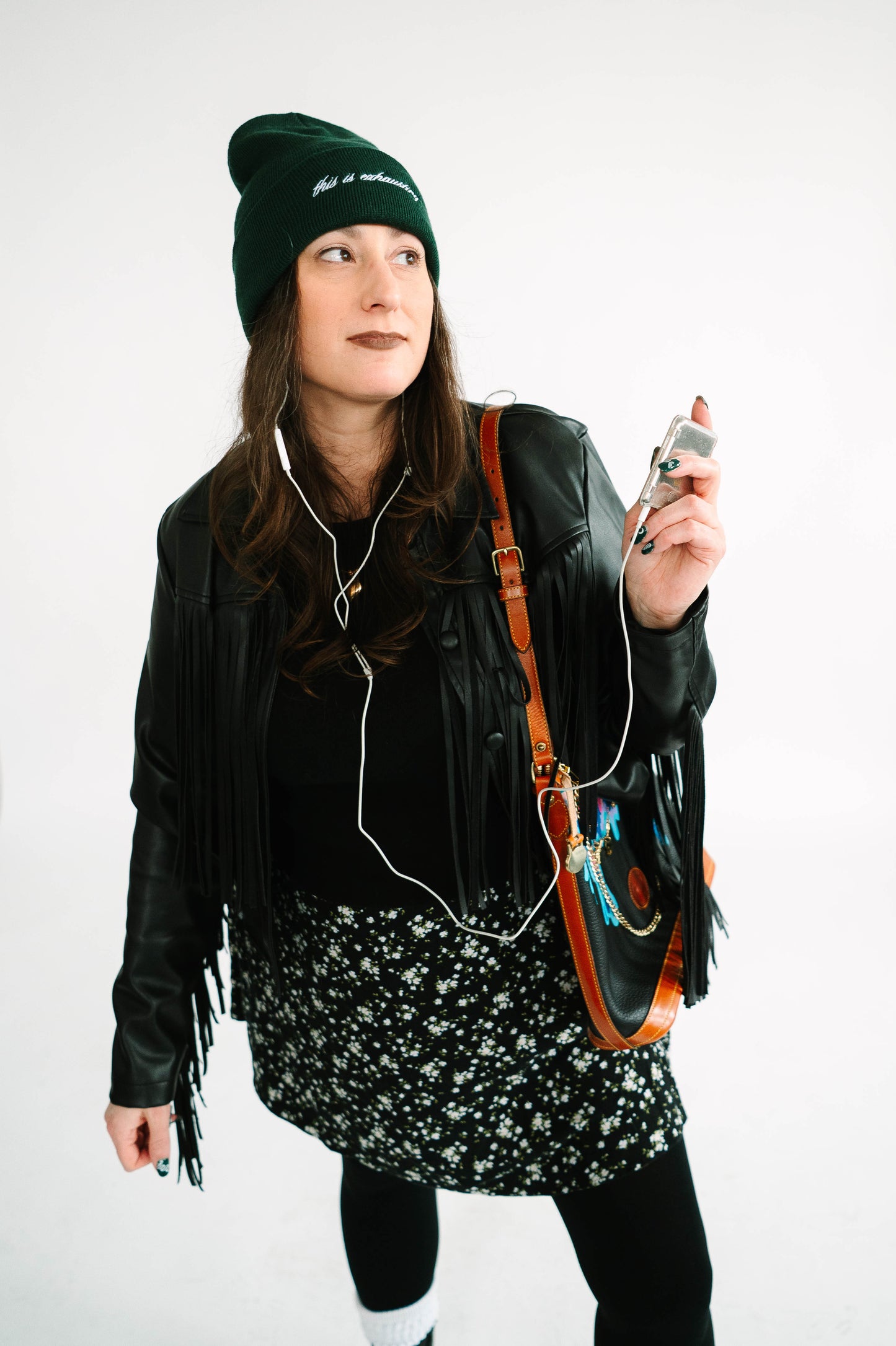 this is exhausting beanie