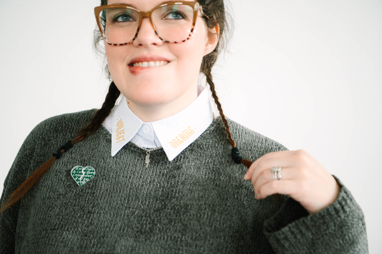 all too well broken heart pin