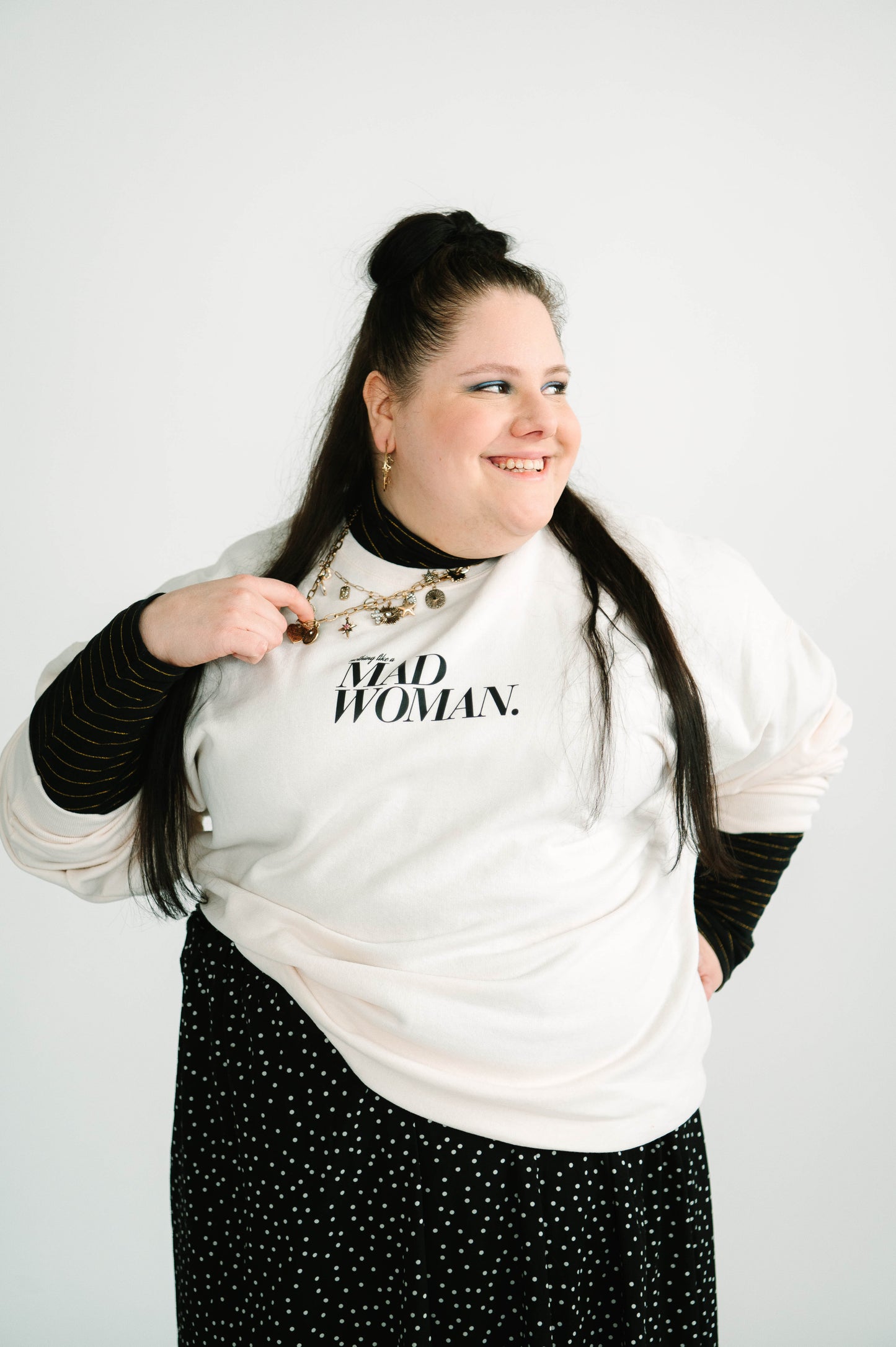 nothing like a mad woman crewneck