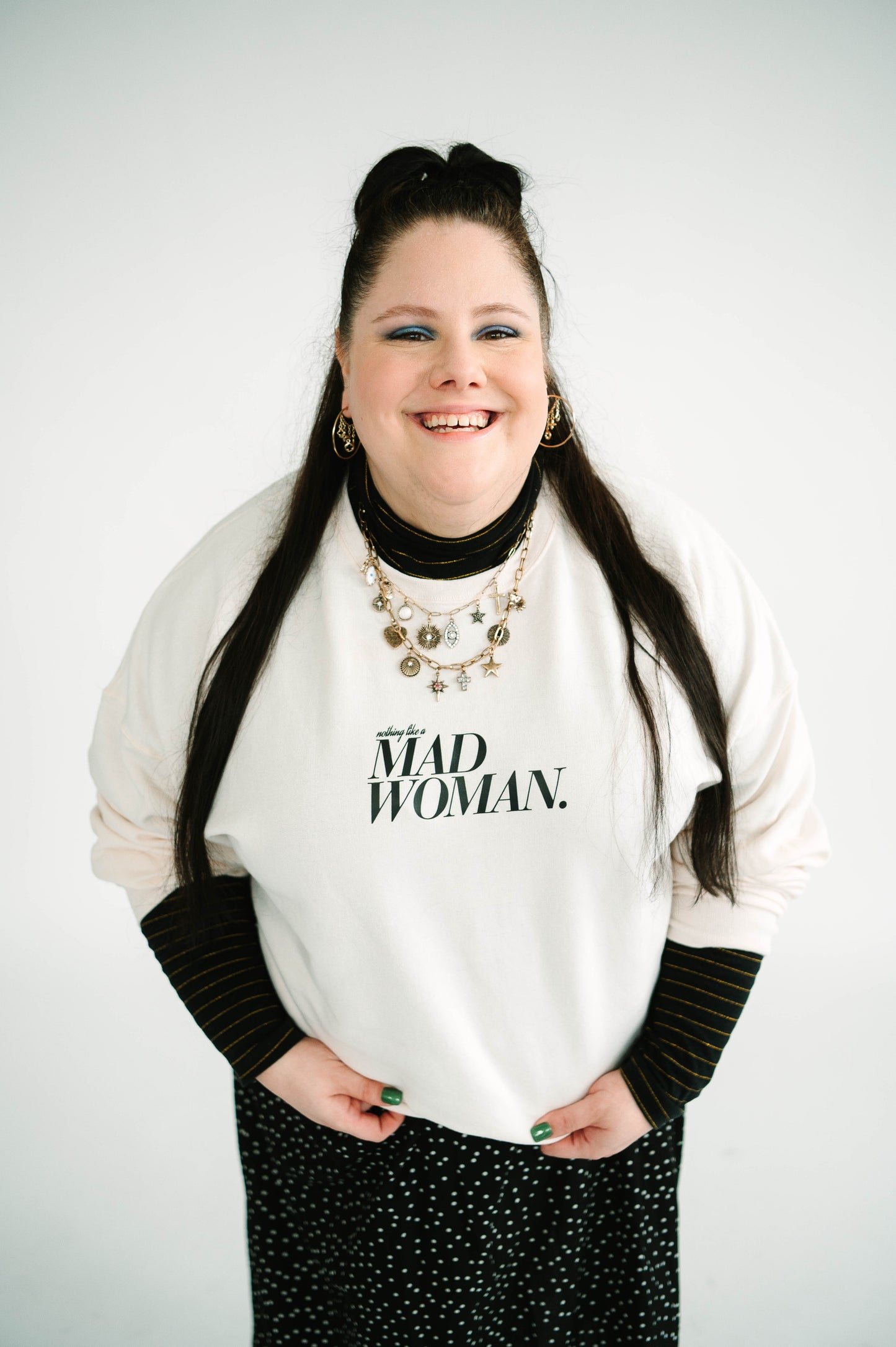 nothing like a mad woman crewneck