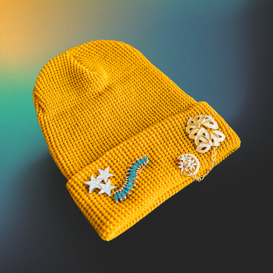 brooch beanies