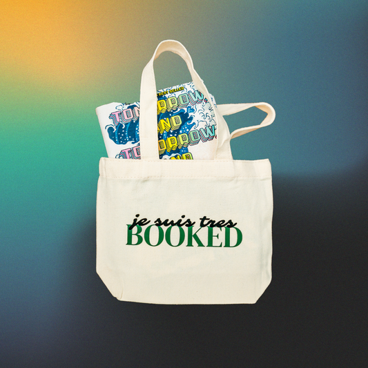 je suis tres booked mini book-perfect tote