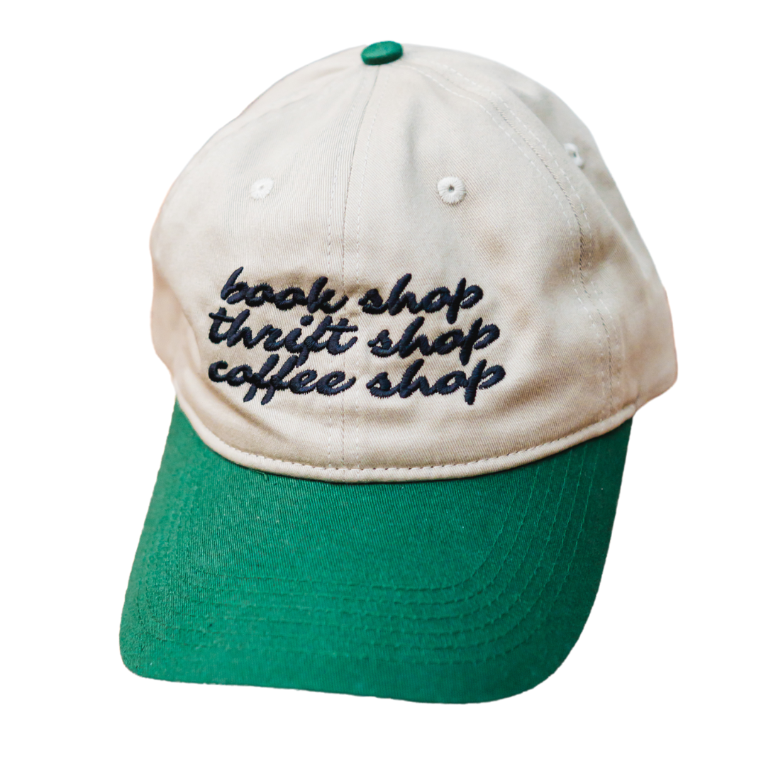 book shop // thrift shop // coffee shop dad hat