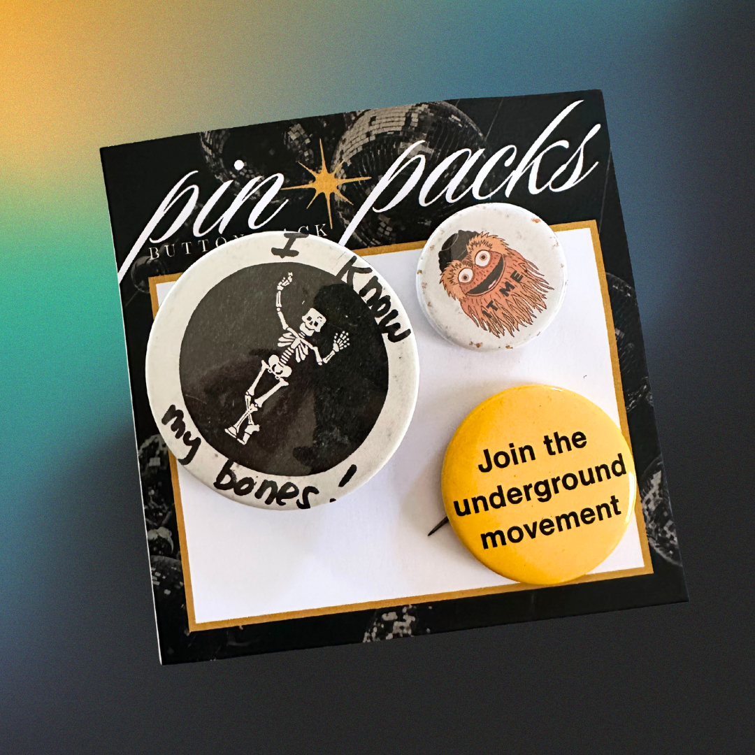 pin pack - button back