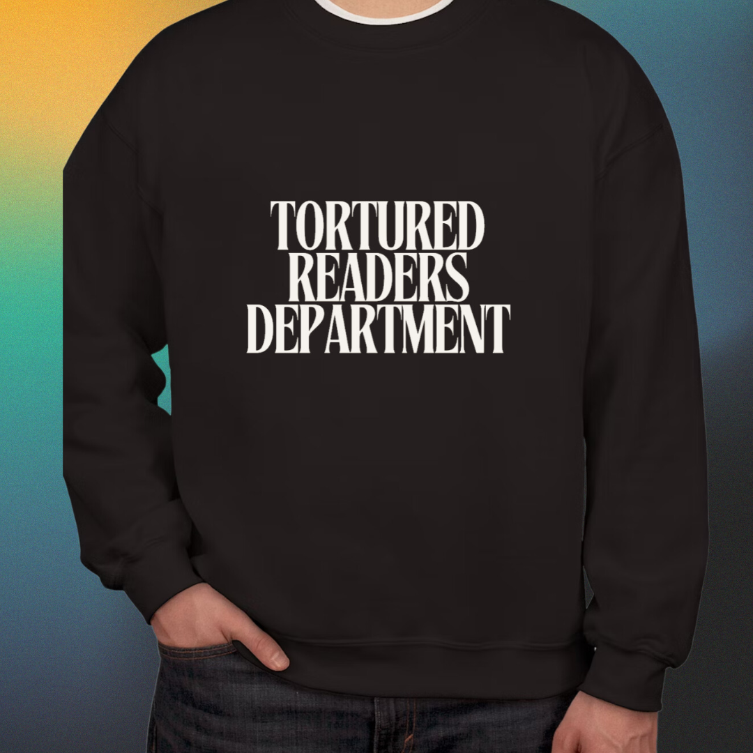 tortured readers department crewneck